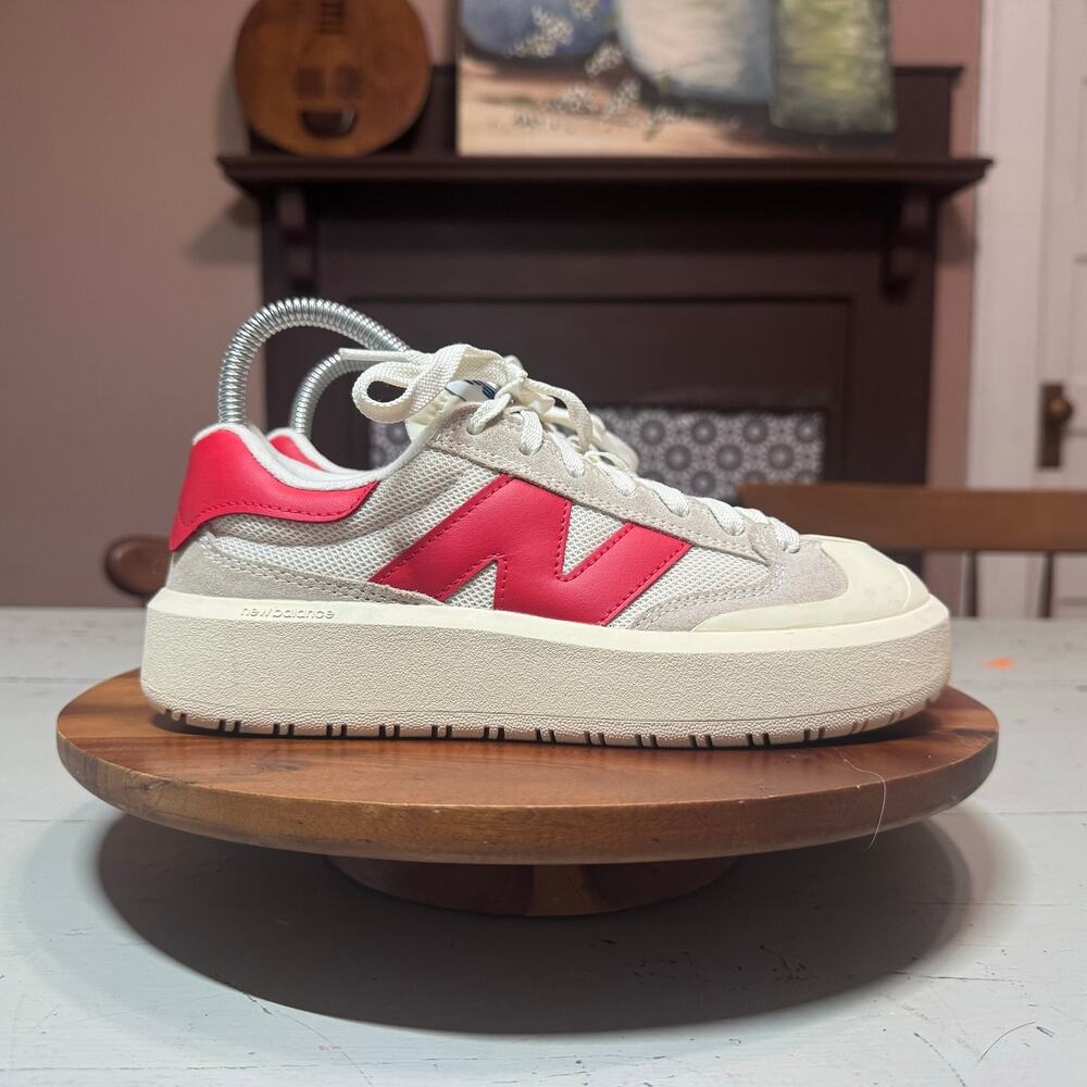 New Balance CT302 Sea Salt True Red Mens Size 5.5 Platform Shoe